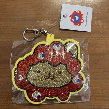 오사카 간사이 만박 미야쿠미야쿠 포차코 콜라보 키라키라 가죽 키링