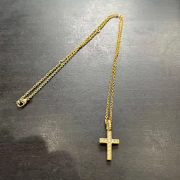 골드 십자가 목걸이