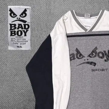 [ 90s ] bad boy 바이컬러 링거 트레이닝복