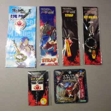 천원돌파 그렌라간 스트랩 핸드폰 클리너 키 커버 세트