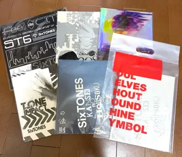 SixTONES 투어 팜플렛 6점