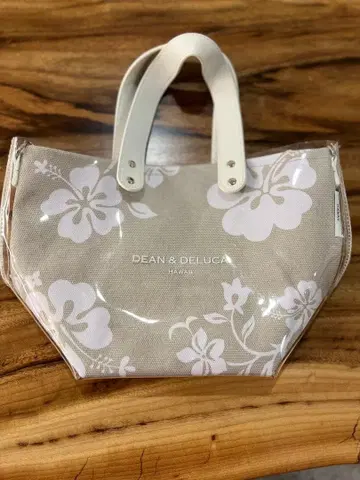 DEAN & DELUCA(Hawaii) 미니 토트백 베이지/화이트