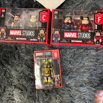 MARVEL STUDIOS 베어브릭 피규어 세트
