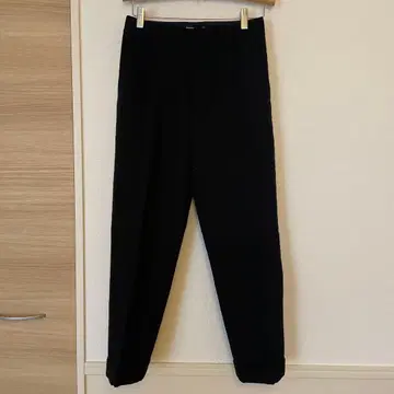 Margaret Howell 울 코튼 슬랙스 블랙