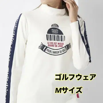 마리 클레어 여성용 골프 긴팔 셔츠 M 가을 겨울
