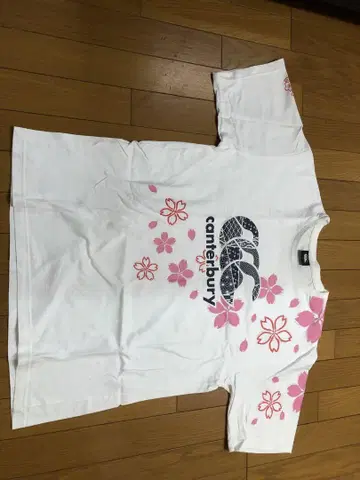 canterbury 벚꽃 패턴 반팔 티셔츠