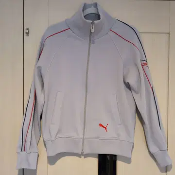 PUMA 라이트 그레이 집업 저지