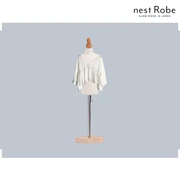 25SS [ nest Robe ] 린넨 거즈 리본 블라우스