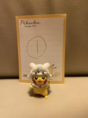 메가 판초를 입은 피카츄 미니 피규어 메가 대짱이 1