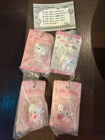 HELLO KITTY 패키지 미니어처 컬렉션 가챠 4개 세트