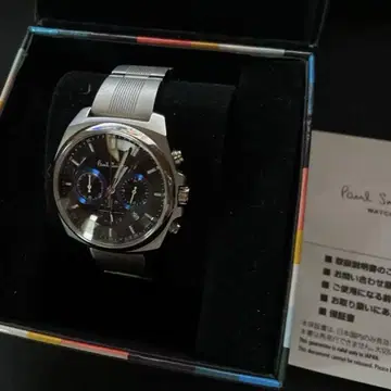 폴스미스 크로노그래프 손목시계 쿼츠식 작동품 새상품급