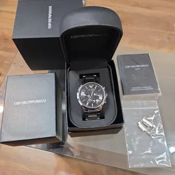 EMPORIO ARMANI 크로노그래프 손목시계