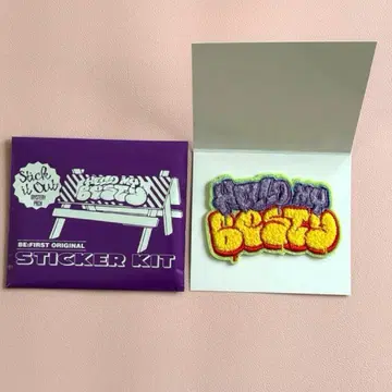 BE:FIRST 시크릿 모코모코 자수 스티커 HelloMyBESTY