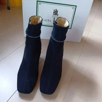 Laura JACCONE 가죽 숏부츠
