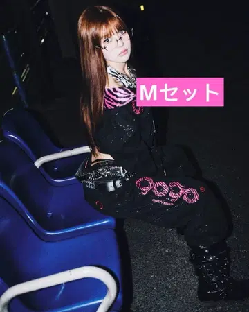 9090girl 셋업 OG 로고 글리터 M