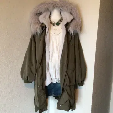 y2k 00s archive 그런지 퍼 모즈 코트 모리걸 geek