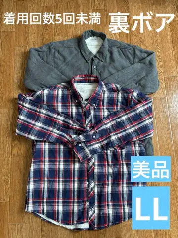 보아 안감 남성용 긴팔 플란넬 셔츠