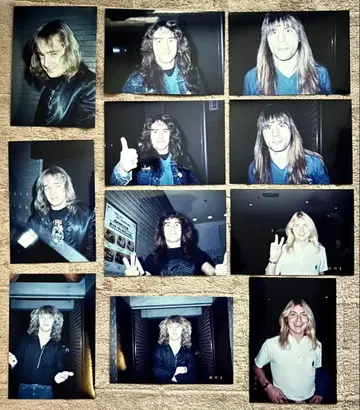 IRON MAIDEN 아이언 메이든 1982년 12월 오프샷 사진 11장