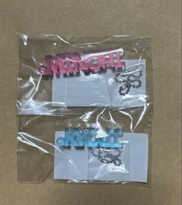 와타나베 미노리 타카시로 쿄지 네임 키링 팬콘