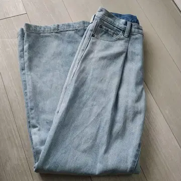 새상품급 Spick & Span 5 1/2 루즈 라인 데님 38