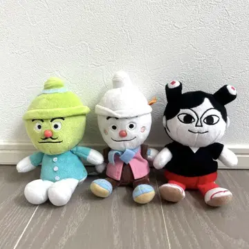 호빵맨 봉제 인형 3개 세트