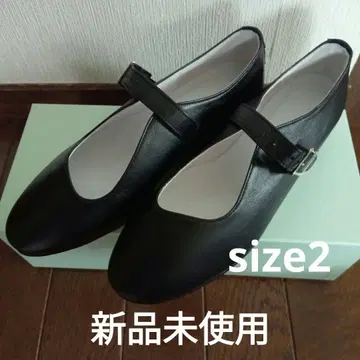 SUI 스이 스트랩 슈즈 블랙 사이즈 2