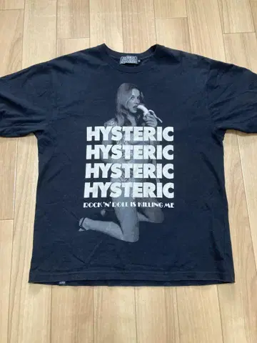 DIZZI & MILKY HYSTERIC 티셔츠 M 사이즈 블랙