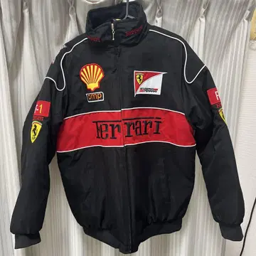 페라리 F1 나일론 자켓 블랙 L