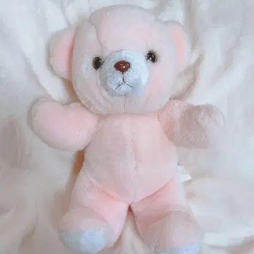 [ 내일 발송 가능 ] 곰 봉제 인형 핑크 vtg [ 가격 인하 가능 ]
