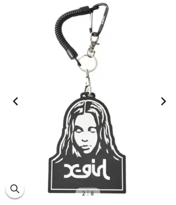 새상품 엑스걸 X-girl FACE PASS CASE 패스 케이스