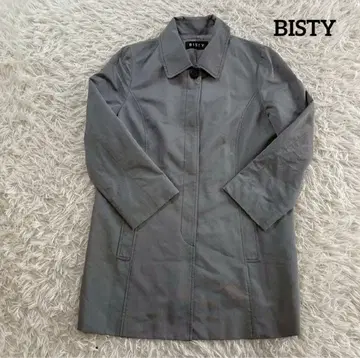 비스티 도쿄 스타일 롱 코트 여성용 가을/겨울 L 그레이 일본제 심플