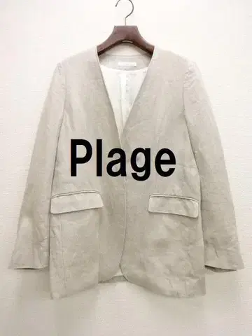 Plage 플라주 린넨 자켓 38 베이지