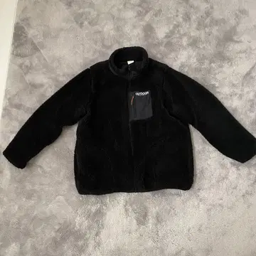 OUTDOOR PRODUCTS 블랙 플리스 자켓