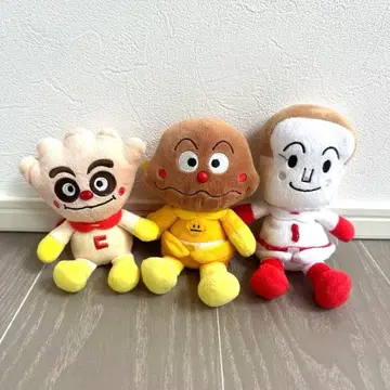 호빵맨 봉제 인형 3개 세트