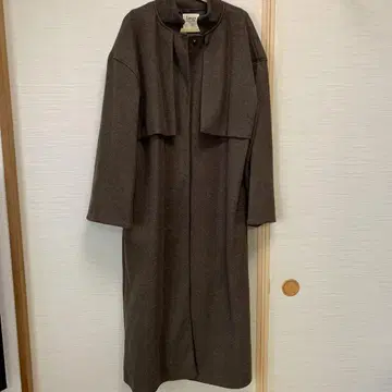 lawgy 브라운 롱 코트
