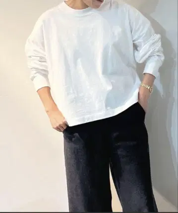 COUDRE 쿠도르 빅 롱T 화이트