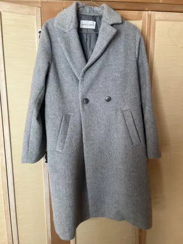 알파벳 겨울 코트 (그레이)