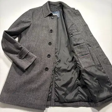 이탈리아제 HERNO 비익 울 스텐카라 코트 헤링본