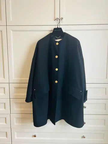 MACKINTOSH 매킨토시 함비 노카라 코트 6 블랙