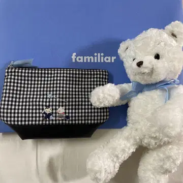 ANA 콜라보 파우치 깅엄 체크