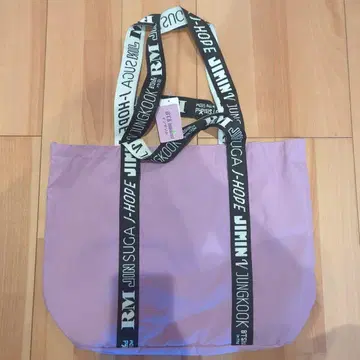 시마무라 BTS 인더섬 토트백 보라색