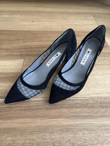 DIANA 블랙 하이힐 21.5cm