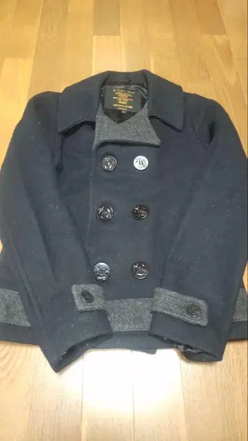 FREAK'S STORE x FIDELITY 네이비 울 피코트