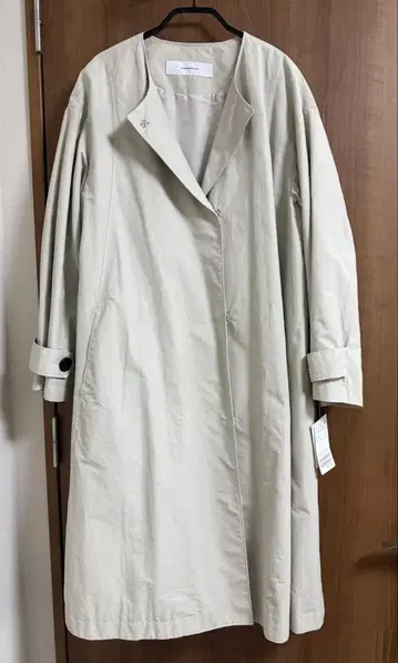 미사용 새상품 코튼 나일론 플레어 코트 저널 스탠다드