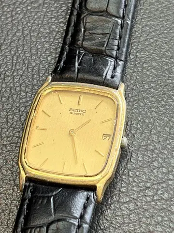 SEIKO 쿼츠 5P39-5010 골드