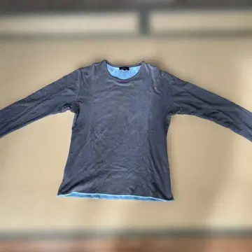 A.P.C Made in FRANCE 그레이 크루넥 긴팔 티셔츠