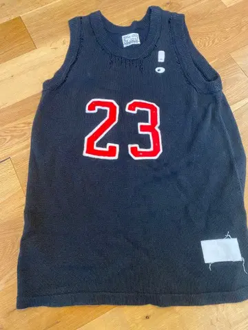 레어 DAMAGED BASKET KNIT JERSEY size46