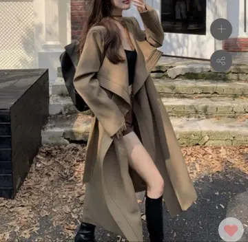 롱 코트 베이지