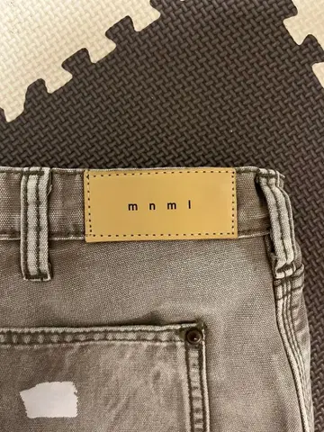 mnml 스키니 데님 32 그레이