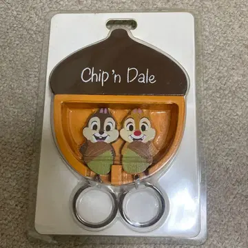 칩&데일 도토리 모양 벽걸이 키링